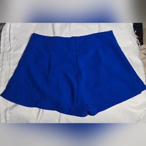 Express Women's High Waist Cobalt Blue Skort